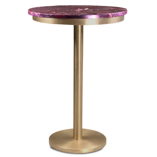 Union Home Shay Pub Marble Table - Red Levanto DIN00498