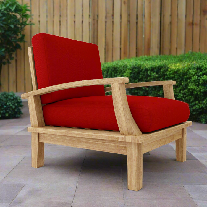 Anderson Teak Brianna Deep Seating Armchair + Cushion DS-101