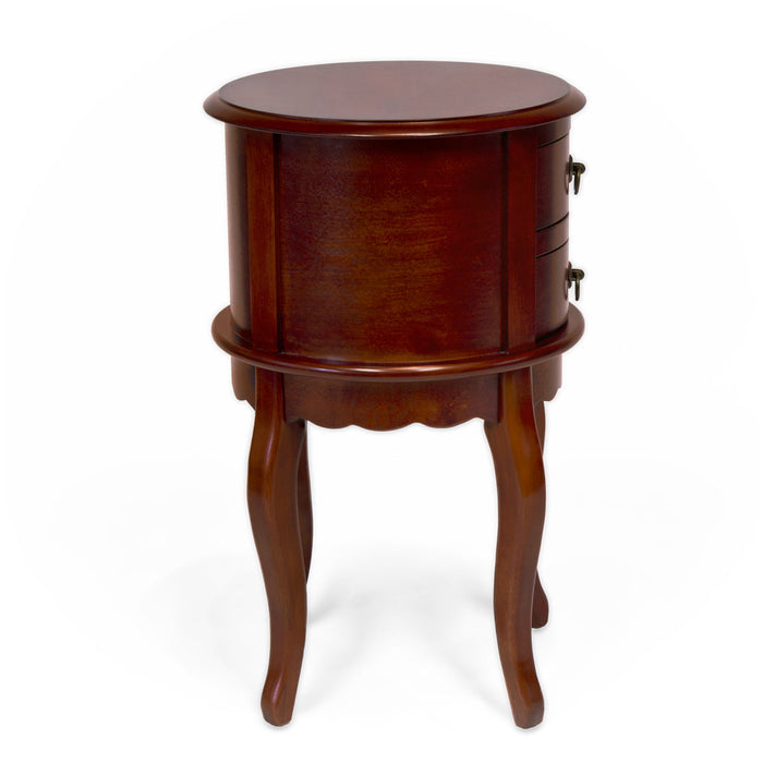 Twin Drawer Round Hall Table DS009