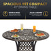 Arden 41" Round Outdoor Dining Table for Patio