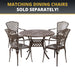 Arden 41" Round Outdoor Dining Table for Patio