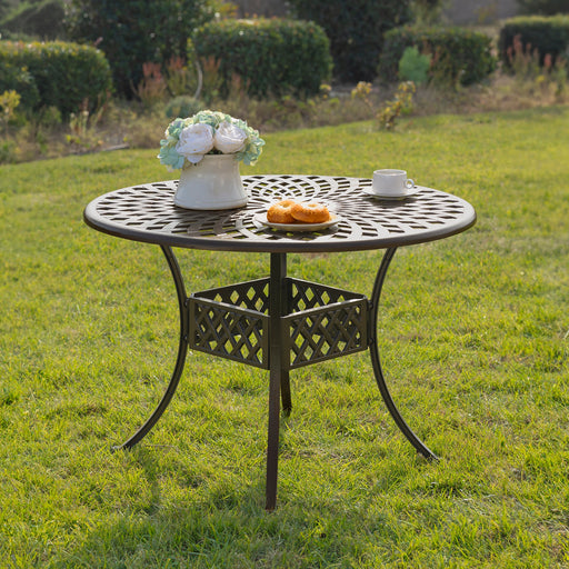 Arden 41" Round Outdoor Dining Table for Patio