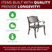 Aiden 2-Piece Outdoor Dining Chair Set for Patio