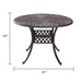 Aiden 41" Round Outdoor Dining Table for Patio