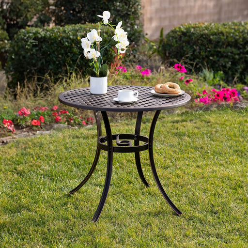 Lily 33" Round Outdoor Dining Table for Patio