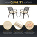 Harmon 2-Piece Outdoor Dining Chair Set for Patio