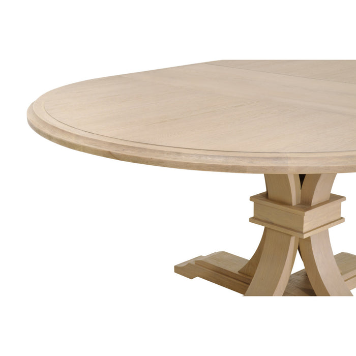 Essentials For Living Traditions Devon 54" Round Extension Dining Table 6070.LHON