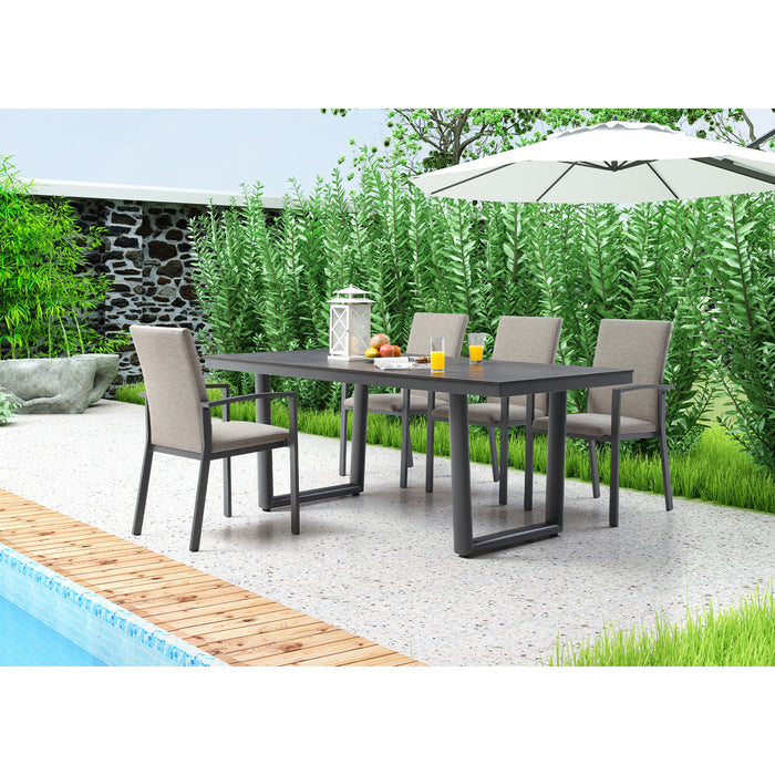 Whiteline Modern Living Doris Outdoor Dining Armchair