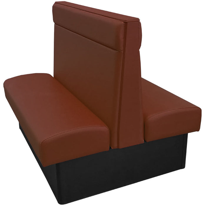 Oak Street Manufacturing Double 84" x 42" Drake Vinyl/Upholstered Booth