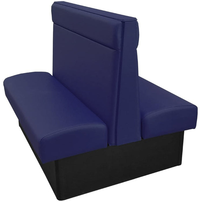 Oak Street Manufacturing Double 24" x 42" Drake Vinyl/Upholstered Booth