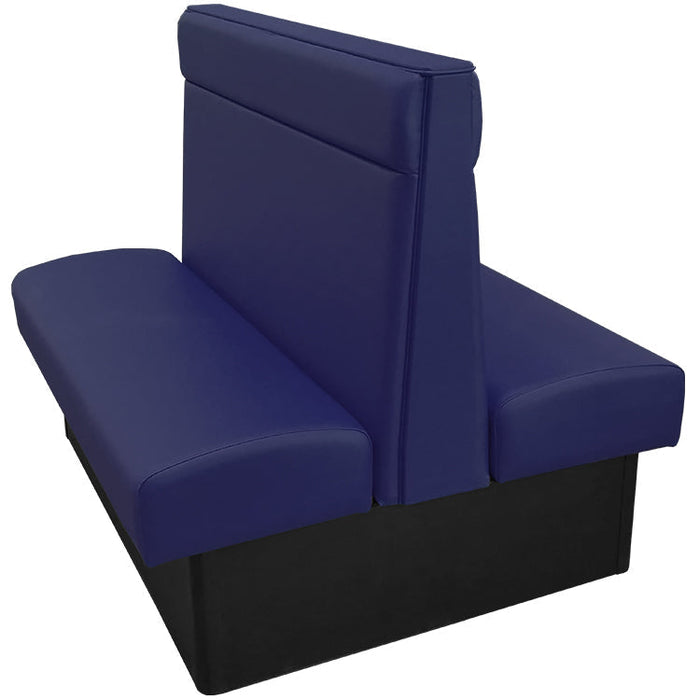 Oak Street Manufacturing Double 96" x 42" Drake Vinyl/Upholstered Booth