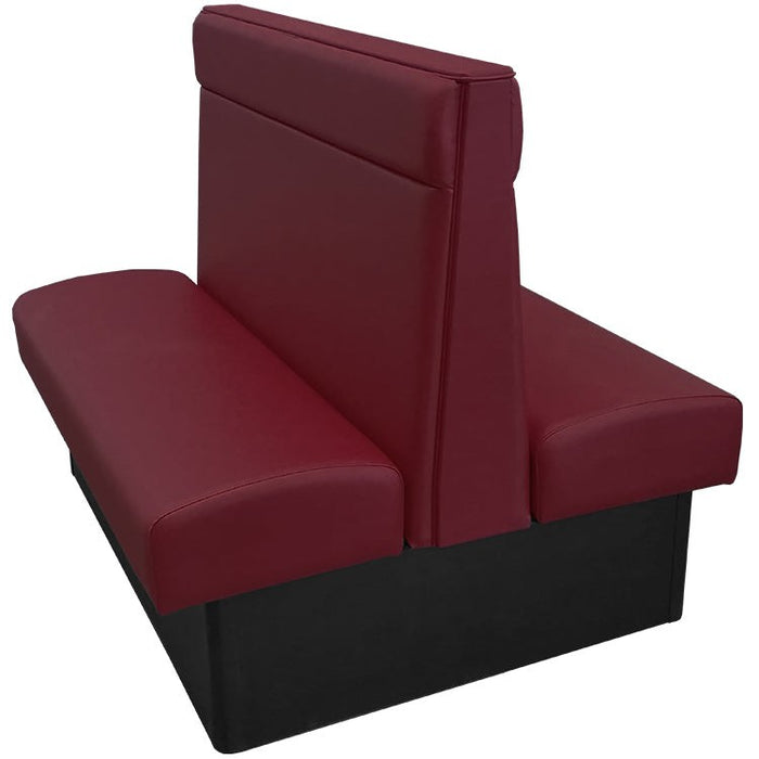 Oak Street Manufacturing Double 48" x 42" Drake Vinyl/Upholstered Booth