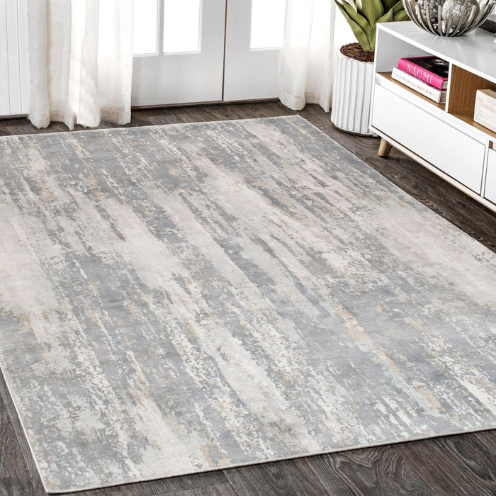 Pasargad Home Beverly Collection Hand-Loomed Bamboo Silk Area Rug-12' 0" X 15' 0" , Grey/Ivory pop-8145 12x15