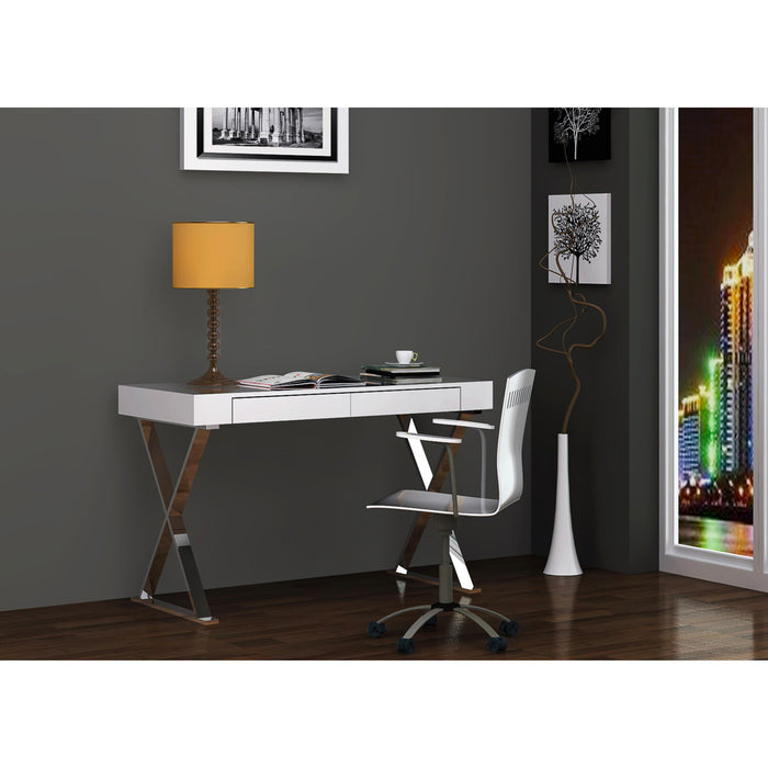 Whiteline Modern Living Elm Desk Large