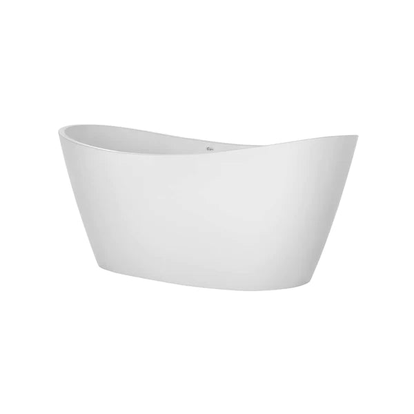 Empava 59 inch Freestanding Soaking Bathtub with Lighted - EMPV-59FT1518LED