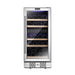 Empava 15 inch Dual Zone Wine Cooler Wine Fridge EMPV-WC02D
