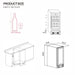 Empava 15 inch Dual Zone Wine Cooler Wine Fridge EMPV-WC02D