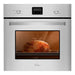 Empava 24 inch 2.3 Cu. Ft. Single Gas Wall Oven 24WO09 - Only For NG Gas EMPV-24WO09