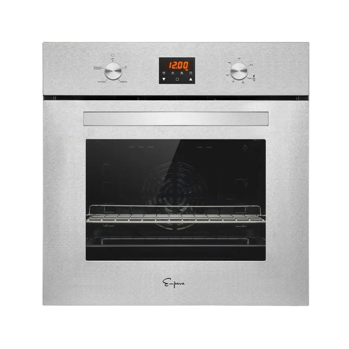 Empava 24 inch 2.3 Cu. Ft. Single Gas Wall Oven 24WO09 - Only For NG Gas EMPV-24WO09