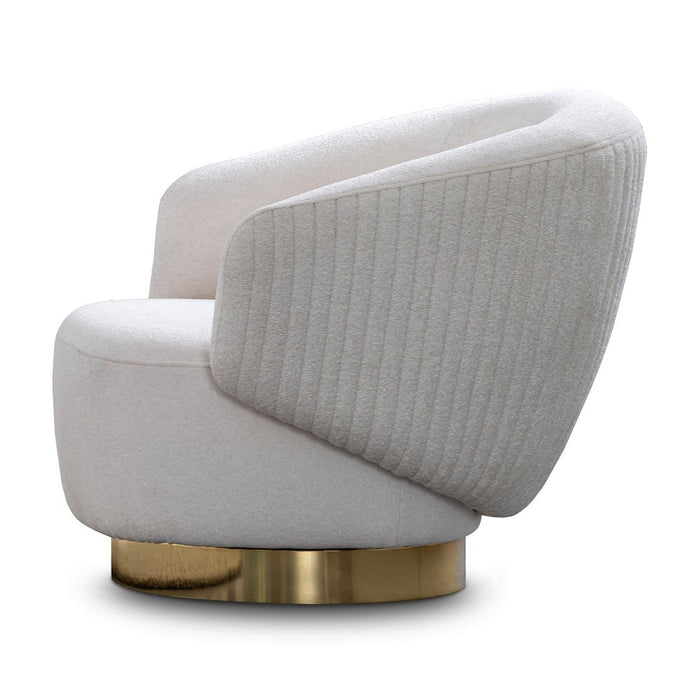Whiteline Modern Living Erzin Swivel Accent Chair