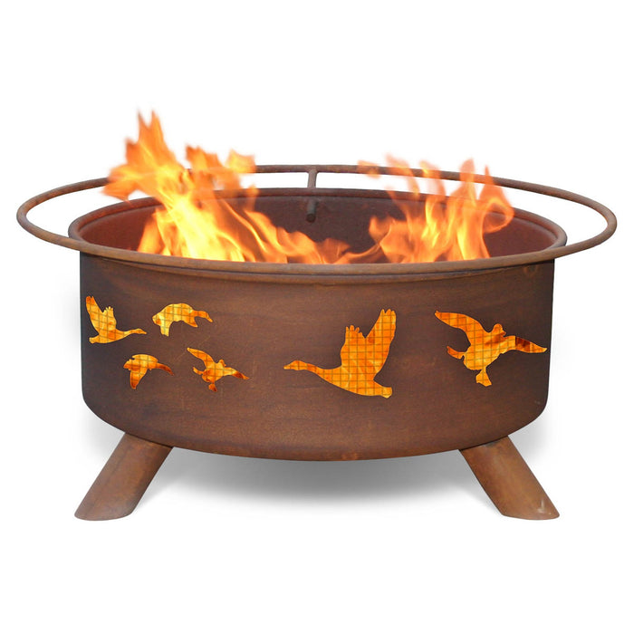 Patina Products Wild Ducks Fire Pit F114