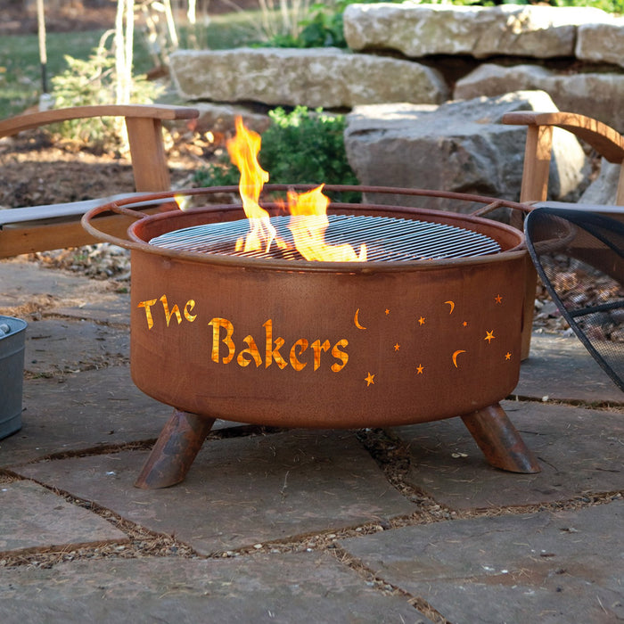 Patina Products Personalized Fire Pit F199