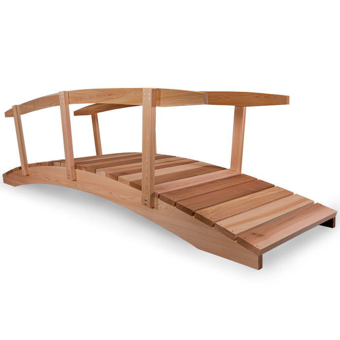 12-ft Garden Bridge with Side Rails FB144-R