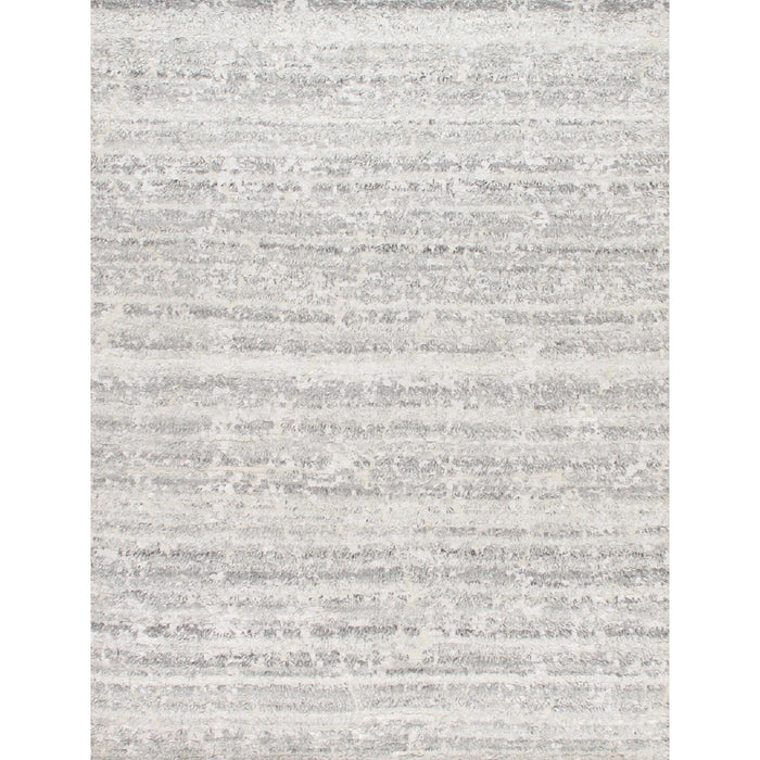 Pasargad Home Vogue Collection Hand-Knotted Silver Wool Area Rug-10' 0" X 13'10" PDR-1 10x14
