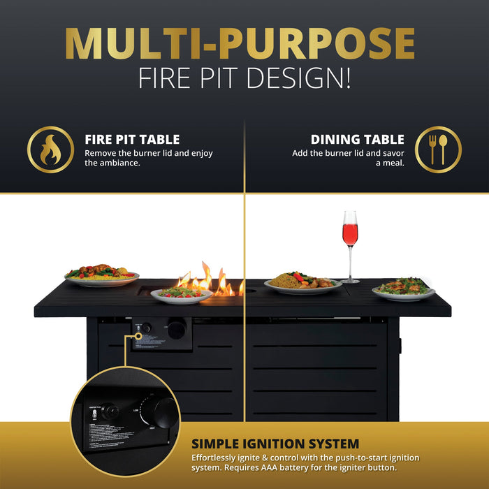 Ore 42" Outdoor Fire Pit Table for Patio