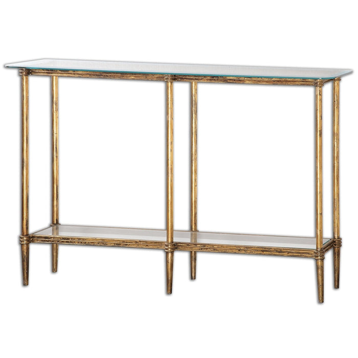 Uttermost Elenio Glass Console Table 24421