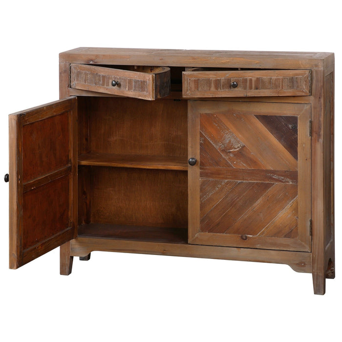 Uttermost Hesperos Reclaimed Wood Console Cabinet 24415