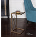 Uttermost Zafina Gold Accent Table 25014