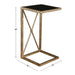 Uttermost Zafina Gold Accent Table 25014