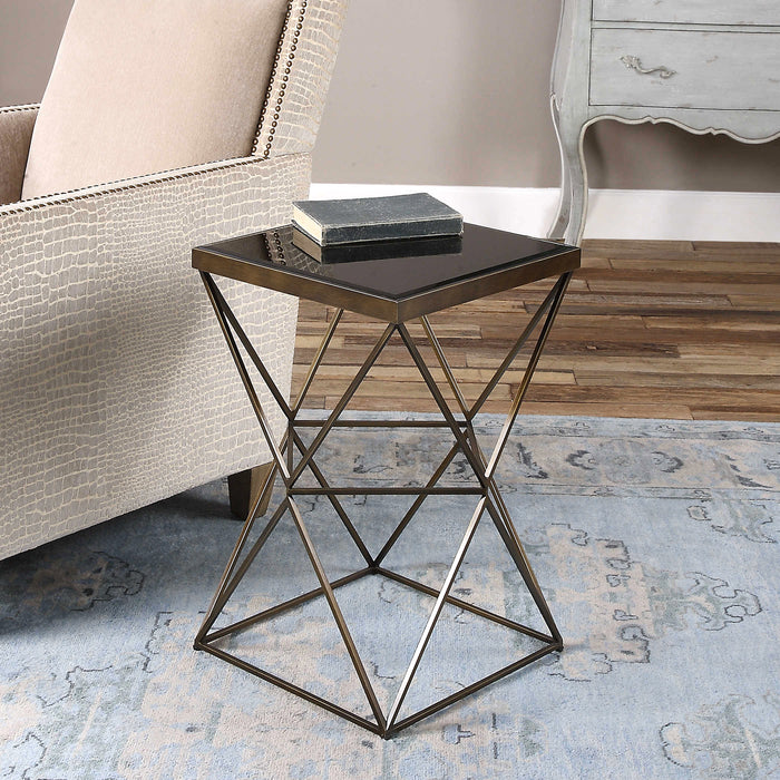 Uttermost Uberto Caged Frame Accent Table 24614