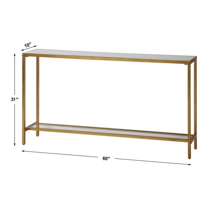 Uttermost Hayley Gold Console Table 24685