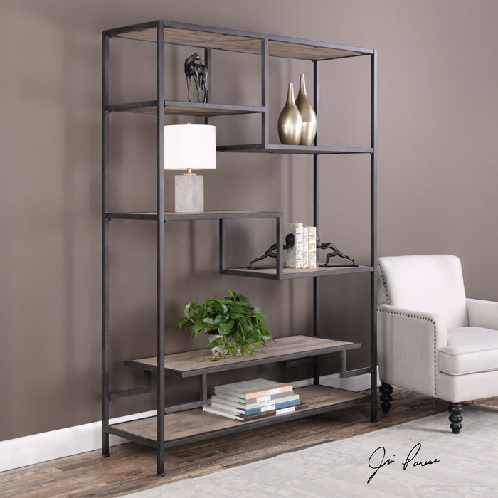 Uttermost Sherwin Industrial Etagere 24682