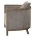 Uttermost Viaggio Gray Chenille Accent Chair 23359