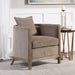Uttermost Viaggio Gray Chenille Accent Chair 23359