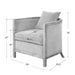 Uttermost Viaggio Gray Chenille Accent Chair 23359