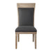 Uttermost Encore Dark Gray Armless Chair 23440