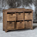 Uttermost Ardusin Driftwood Hobby Cupboard 25877