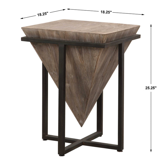 Uttermost Bertrand Wood Accent Table 24864