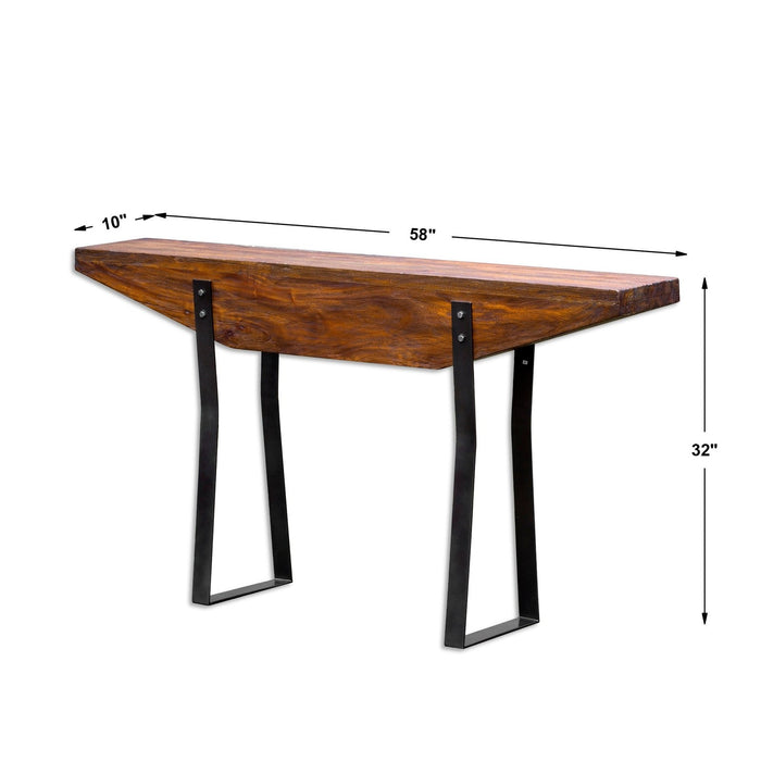 Uttermost Emryn Industrial Console Table 25404
