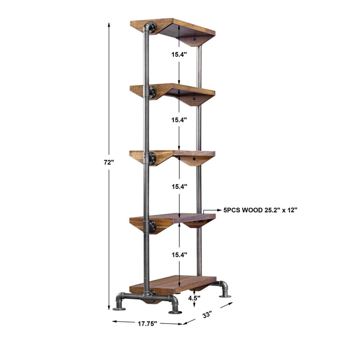 Uttermost Rhordyn Industrial Etagere 25414