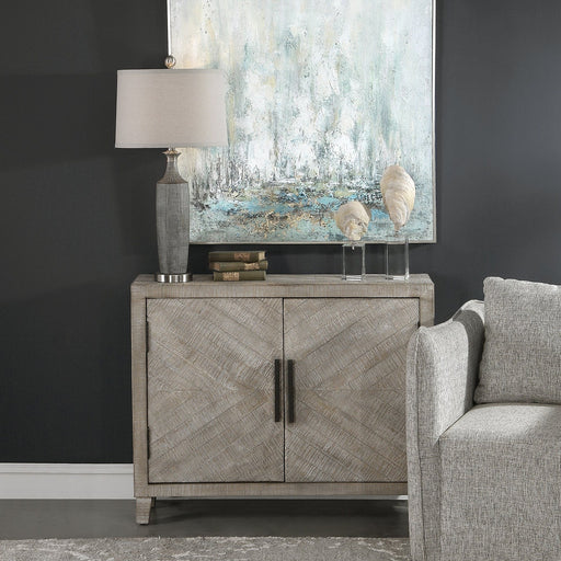 Uttermost Adalind White Washed Accent Cabinet 24873