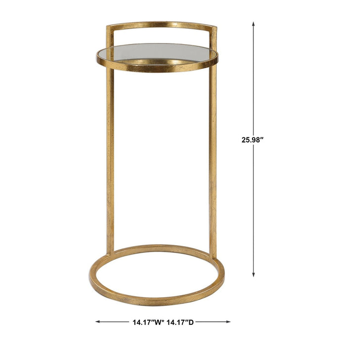 Uttermost Cailin Gold Accent Table 24886
