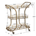 Uttermost Stassi Gold Serving Cart 24876