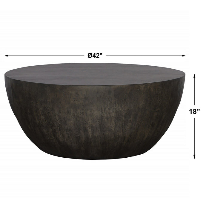 Uttermost Lark Round Wood Coffee Table 25433