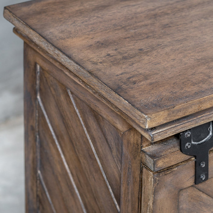 Uttermost Primalia Barn Door Media Console 25445