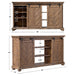 Uttermost Primalia Barn Door Media Console 25445
